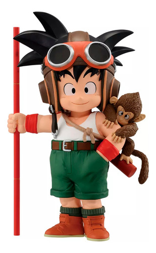 Figura Dragon Ball Z Son Goku Niño Con Mono Anime Colección