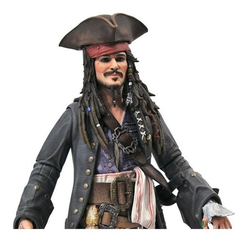 Jack Sparrow Piratas Del Caribe Figura Deluxe