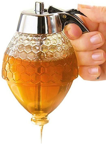 Pote Para Mel Meleira Honey Dispenser Cor Transparente