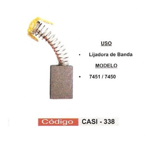 Carbon Lijadora De Banda 7451 - 7450 B&d  