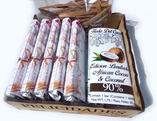 Imagen 1 de 7 de Bandeja Keto Life Con 8 Chocolates 90% 96 Para Regalo Cetoge