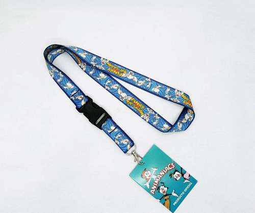 Lanyard Pinky Y Cerebro Llavero Cinta Oficial