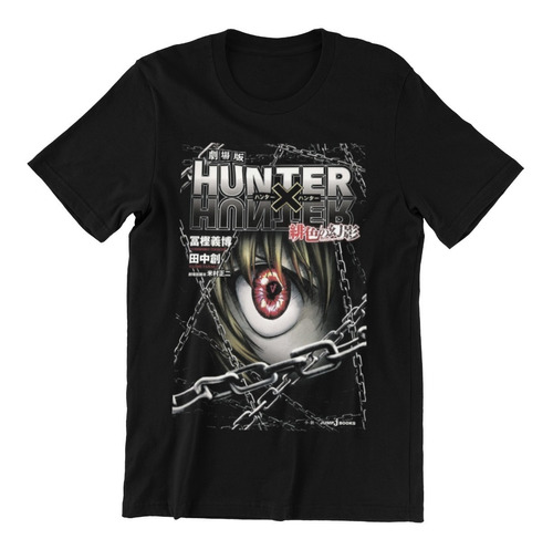 Polera Unisex Hunter X Hunter Anime Ojo Estampado Algodon