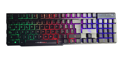 Set Teclado Y Mouse Gamer Rgb Multicolor