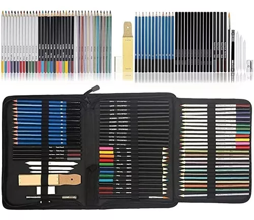 Kit de Dibujo Profesional de 71 Piezas