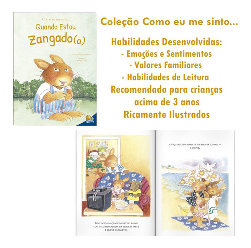 Coleção Como Eu Me Sinto... 7 Livros Com Valores Familiares