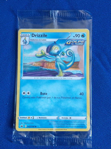 Drizzile Fase1 Pokémon No.817 042/198 Nintendo 2021 Español 