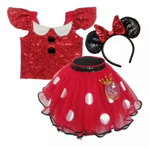 Disfraz Minni Artesanal, Minnie Mouse Disney Bebé, Niña