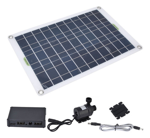 Kit De Bomba De Água Solar 50w Painel 800l/h 12v Low Noise D