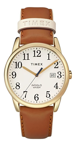 Timex | Reloj Mujer | Tw2r627009j | Original Color de la correa Marrón claro Color del bisel Dorado Color del fondo Crema