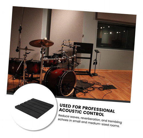 6 Paneles Acústicos Insonorizantes Para Estudio De Grabación