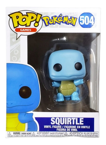 Muñeco Pop Squirtle Pokemon #504