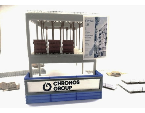 Edificio Construccion Escala 1/50 Maquetas Miniatura 3d