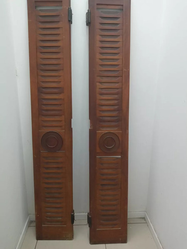 Puerta Vai Ven De Madera De Cedro Marrón (Usado)