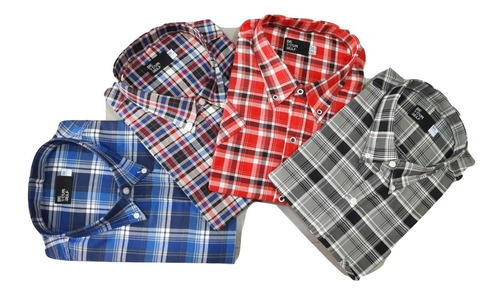 Camisa Hombre Talle Especial Pack X 10 Unidades Be Yourself