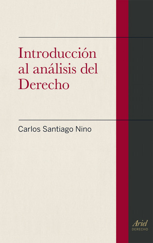 Introducción Al Analisis Del Derecho - Santiago Nino, Car