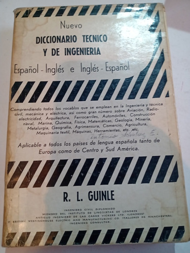 Nuevo Diccionario Técnico Y De Ingeniería Español Inglés