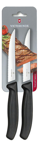 Cuchillos Victorinox Swiss Classic Carne Color Negro