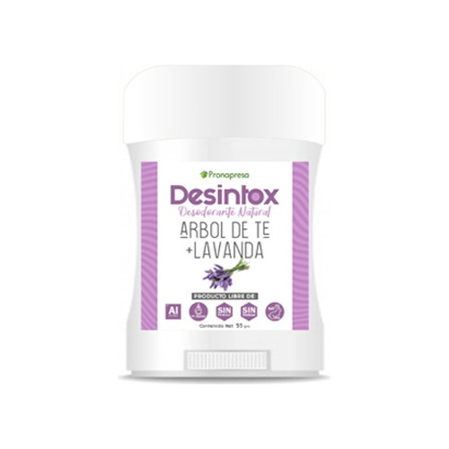 Desintox Desodorante Natural Fragancia Árbol De Té Lavanda