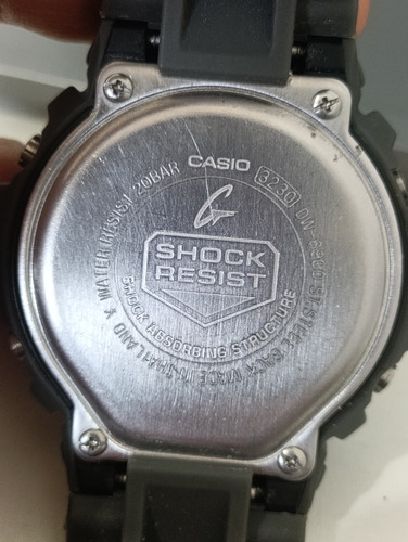 Reloj Casio G-shock Modelo Dw-6900 Negro 3230 Gris Gris Blanco (Usado)