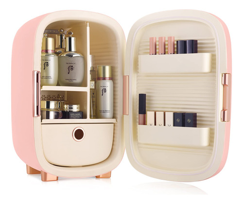 Iker Beauty - Mini Refrigerador Compacto De 12 Litros Para E