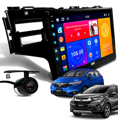 Kit Multimidia Android 9 Pol Wr-v 2017 2018 19 20 2021 2022