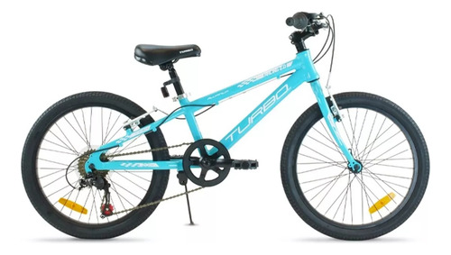 Bicicleta Infantil R20 Racing 2.0 Aqua 6 Velocidades Turbo