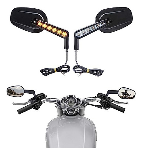 Espejos Retrovisores Led For Harley Davidson Vrod Vrscf Xl