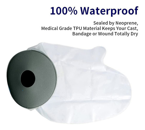 Funda Moldeada Impermeable Para Manos De Adulto Para Ducha,