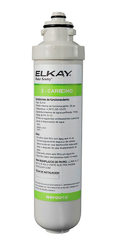 Filtro Wspou2-c Carbon Activado Elkay Dspouwcf1