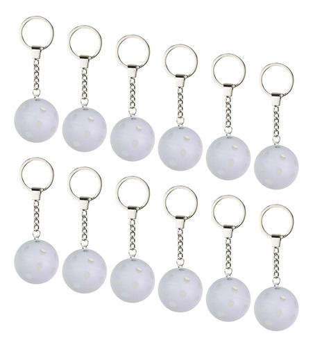 12x Llavero De Pickleball, Llavero De Metal, Llavero