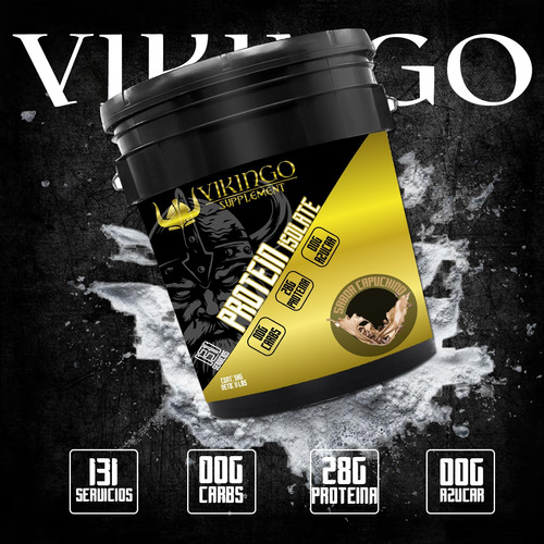 Proteína Whey Hidrolizada Isolate Vikingo 5kg Varios Sabores Capuchino