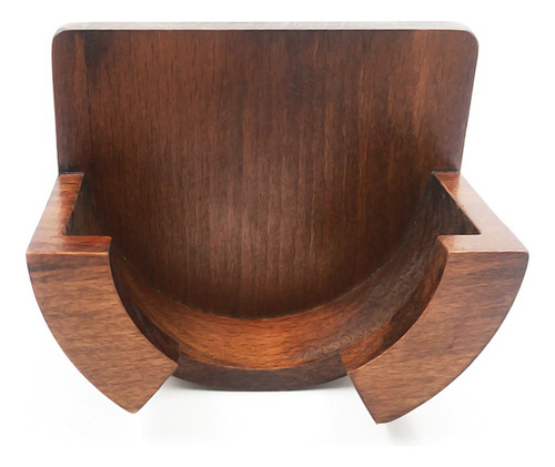 Soporte De Filtro De Café De Madera Para Montaje En Pared, C