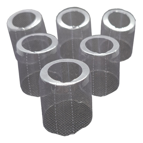 500 Lacres Incolor Termoencolhível Mini Garrafa 22mm X 25mm