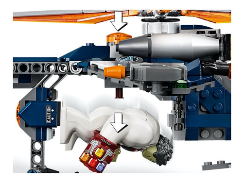 Lego Super Heroes - 76144 - Hulk Helicopter Rescue - 482pcs