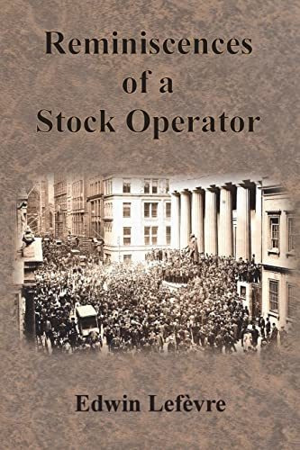 Book : Reminiscences Of A Stock Operator - Lefèvre, Edwin _o