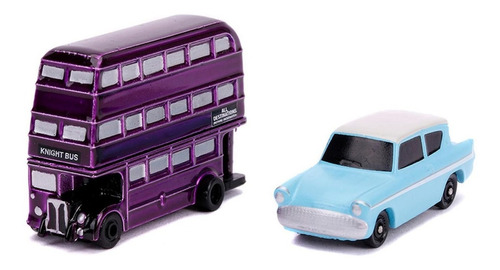 Harry Potter Ford Anglia Knight Bus Nano Hollywood Jada Toys