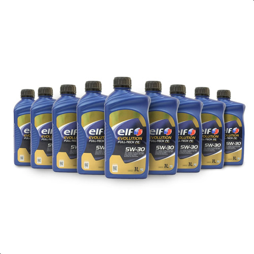 Kit 9 Elf Full Tech 5w30 Evolution 100% Sintético Com Dpf