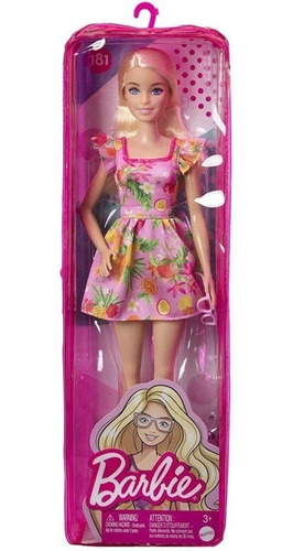 Muñeca Barbie Fashionista #181 30 Cm Con Accesorio Mattel 