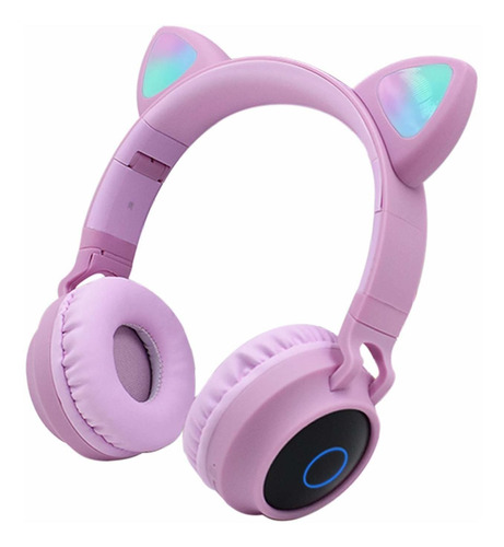 4in1 Pink Cute Cat Ear Over Ear Auriculares Estéreo In...