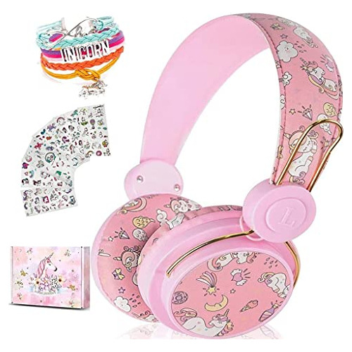 Audífonos Bluetooth Svyhuok Unicorn Kids Para Niñas, Inalá