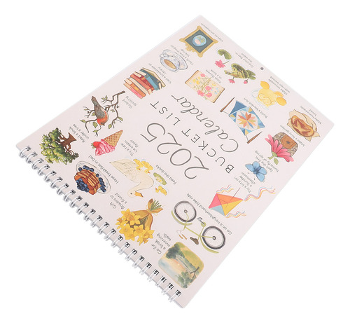 Agenda 2025 Planner, 3 Unidades, Calendario Mensual, Papel E