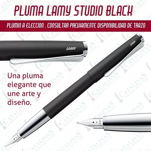 Pluma Lamy Studio Plumin Ef-f-m-b + Convertidor Microcentro