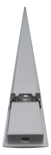 Sanlucca S4735 perfil slim para fita led embutido branco 2 Metros 3cm Luz Depende Da Fita