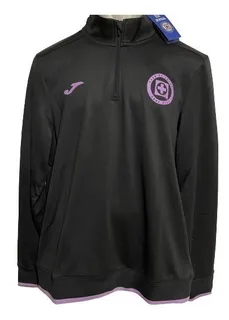 Sudadera Joma Medio Cierre Cruz Azul Original 2023 Black