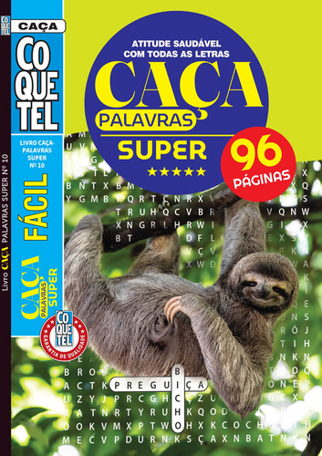 Livro Coquetel Caça Palavras Super Ed 10: Livro Coquetel Caça Palavras Super Ed 10, De Editora Coquetel. Editora Coquetel, Capa Mole Em Português