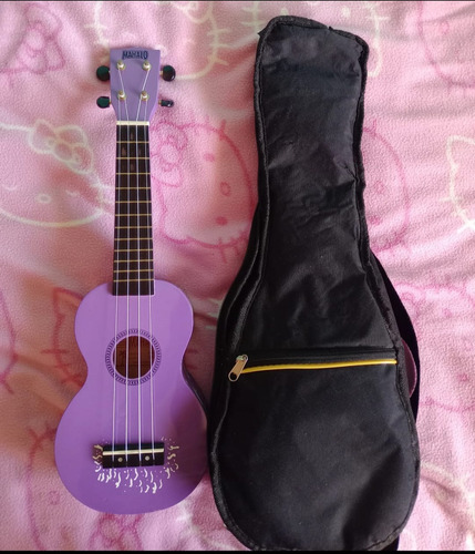 Ukelele Soprano Mahalo Mr1pp Color Violeta + Funda Violeta (Usado)