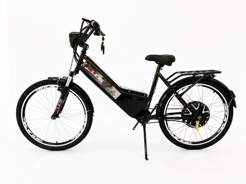Imagem 1 de 4 de Bicicleta Elétrica Duos Confort 800w 48v 15ah Preta + Econom