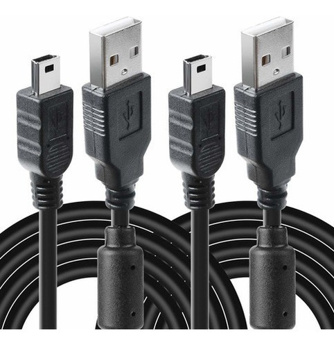 Paquete De 2 Cables De Carga Para Mando De Ps3 De 10 Pi...