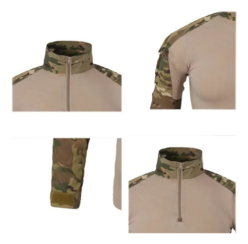 Uniforme Táctico Camisa Combate + Pantalón Militar Grande